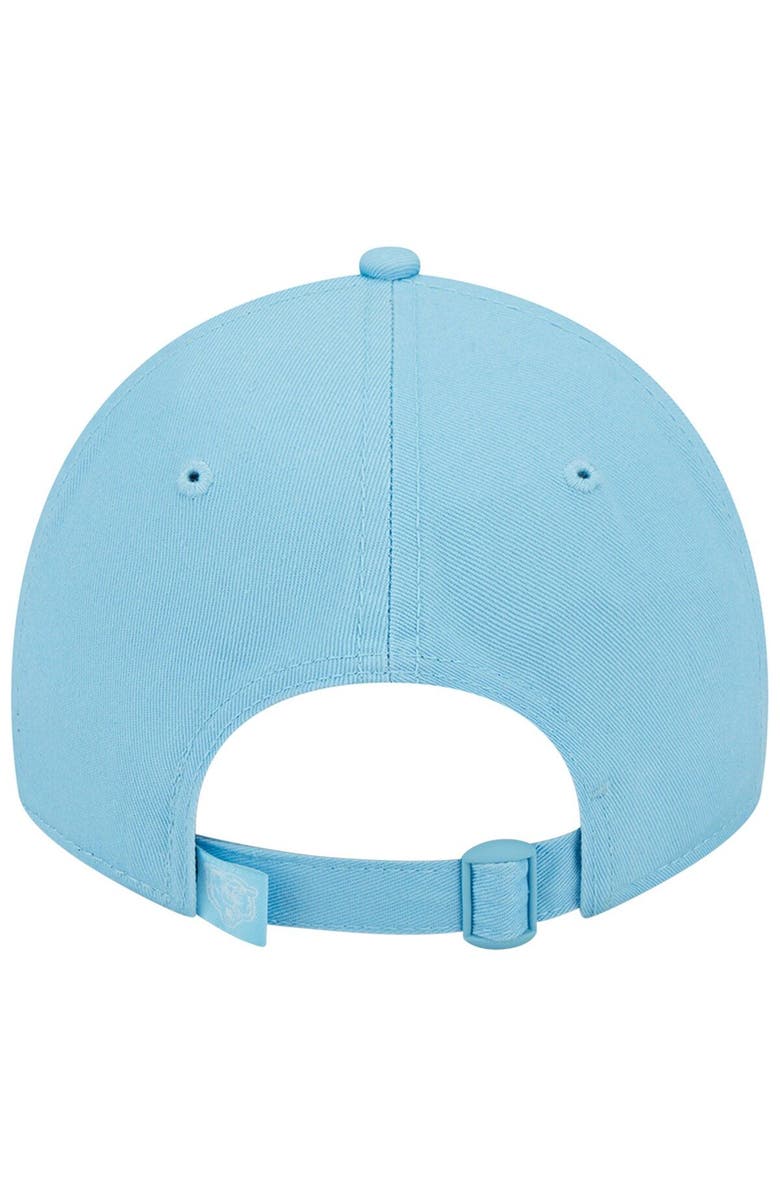 New Era Men's New Era  Light Blue Chicago Bears Core Classic 2.0 Brights 9TWENTY Adjustable Hat, Alternate, color, 