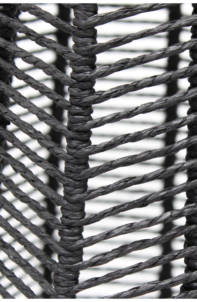 LALIA HOME Paper Lamp Floor Lamp, Alternate, color, Black