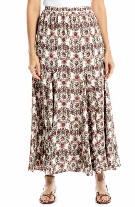 Godet Georgette Skirt