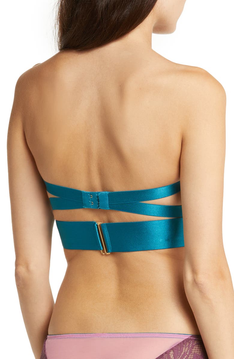 Dora Larsen Clementine Lace Strapless Underwire Bra, Alternate, color, 