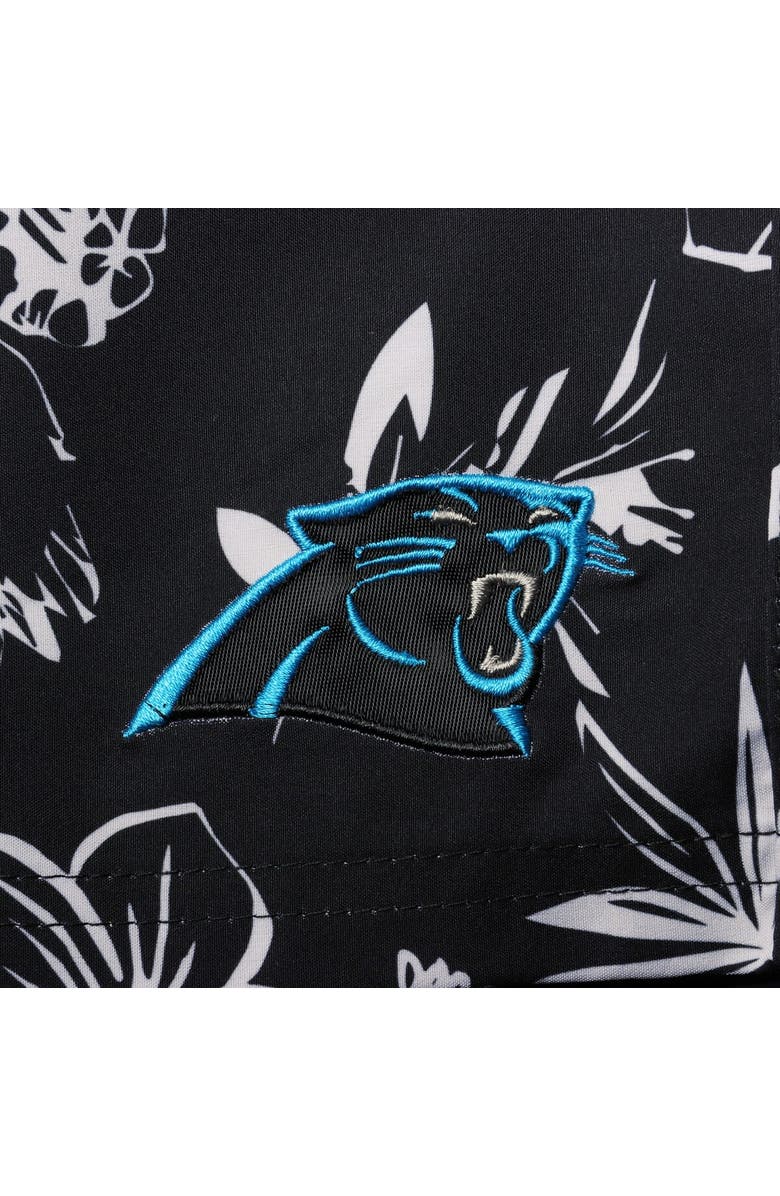 G-III SPORTS BY CARL BANKS Men's G-III Sports by Carl Banks Black Carolina Panthers Island Volley Swim Shorts, Alternate, color, Black