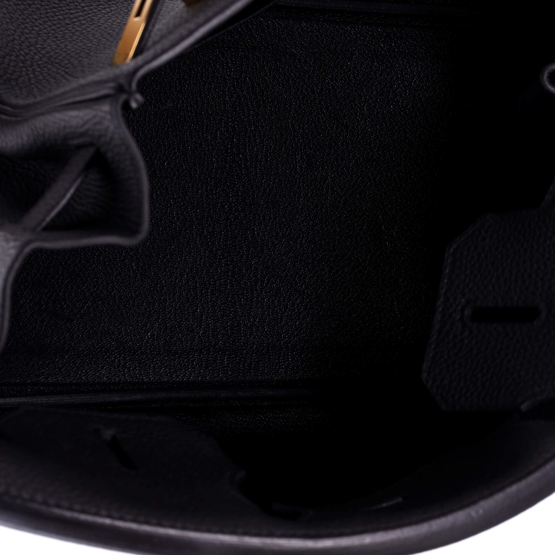 Pre-Owned Hermes Birkin Handbag Black Togo with Gold Hardware 30, Alternate, color, 