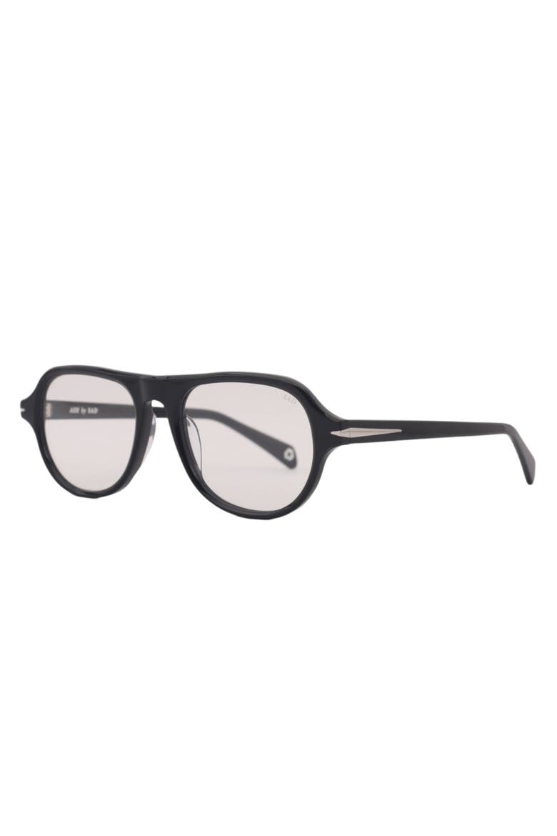 Ash Sunglasses, Alternate, color, Gloss Black - Blue Light Clear