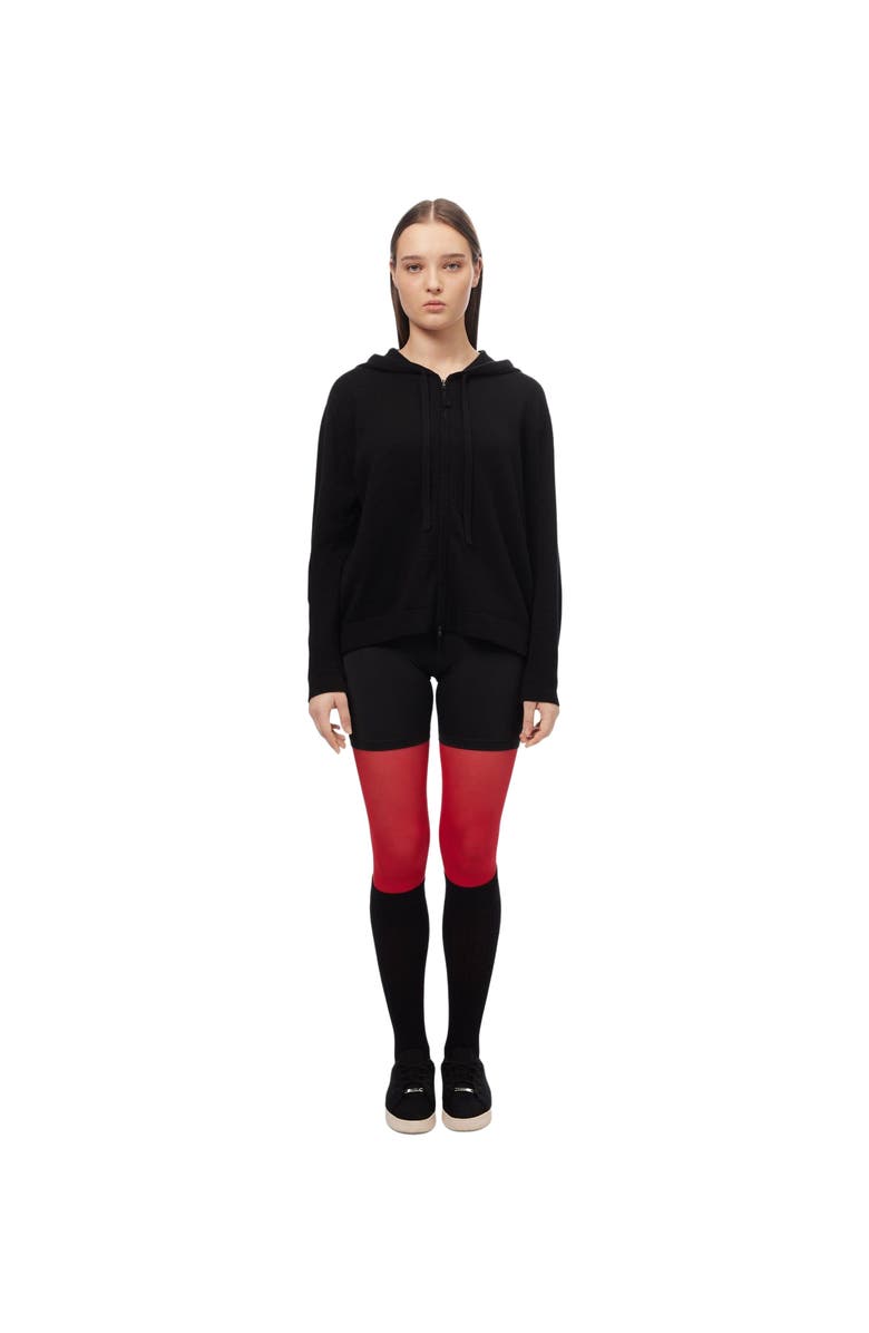 Gobi Cashmere Cashmere Zip Up Hoodie, Main, color, 