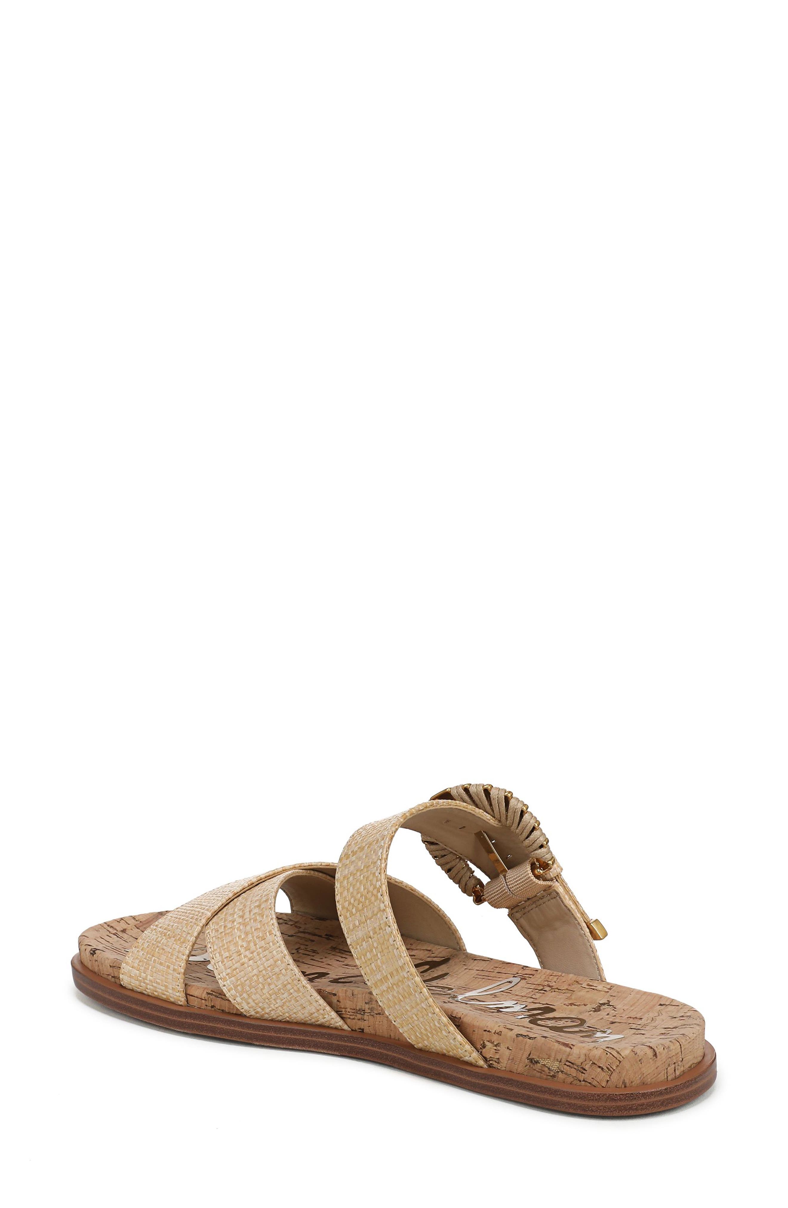 Lucy Buckle Strap Sandal, Alternate, color, BLEACHED BEECHWOOD