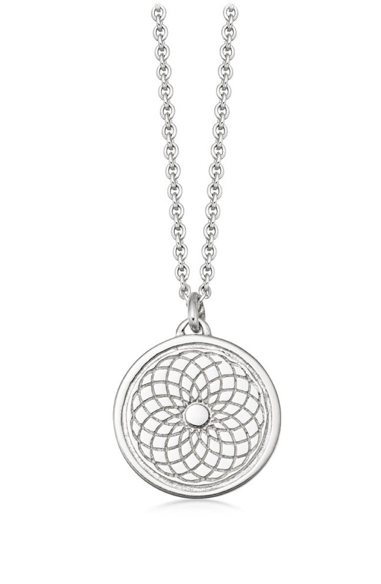 Astley Clarke Radial Biography Pendant Necklace, Main, color, 