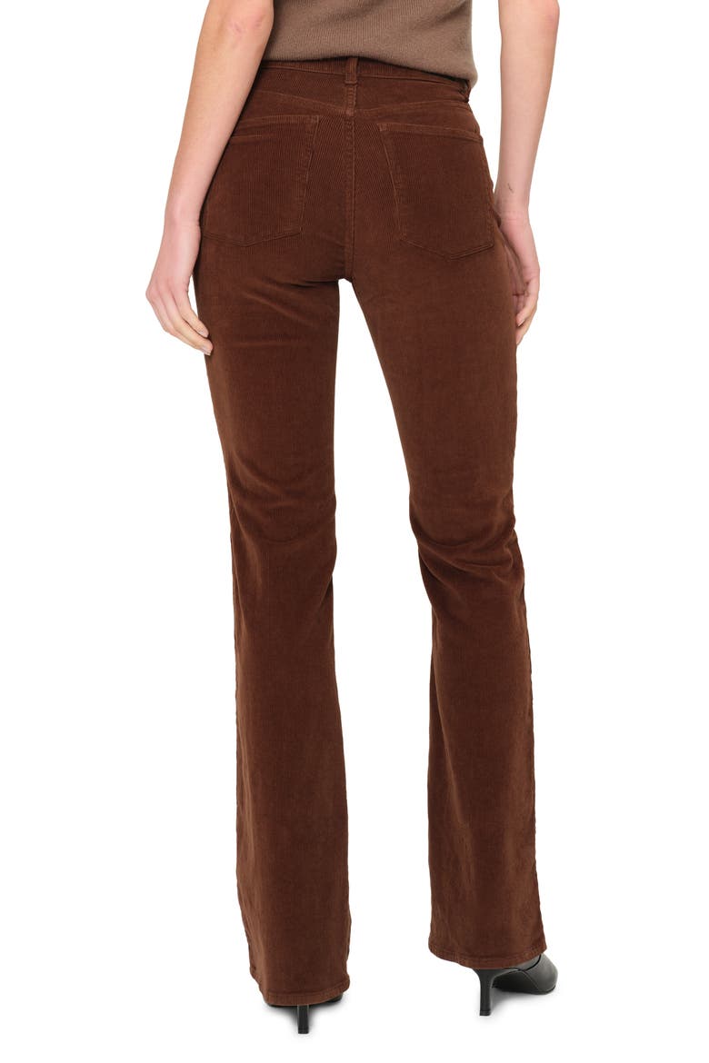 Bridget Bootcut High Rise Instasculpt Corduroy Jeans, Alternate, color, WALNUT