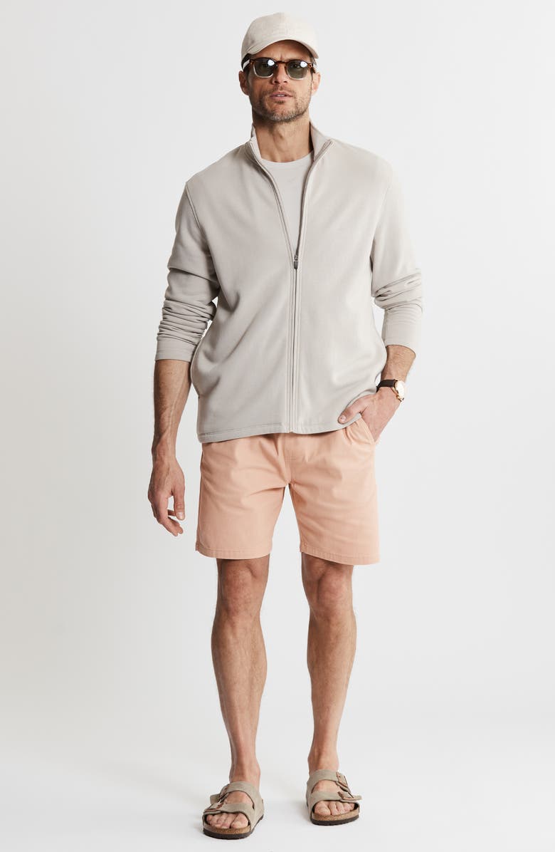 JACHS Tribeca Soft Touch Zip-Up Jacket, Alternate, color, Stone