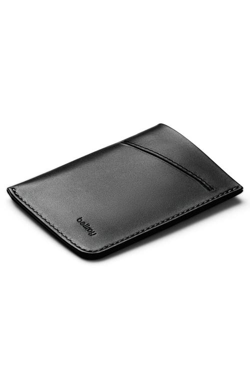 Bellroy Leather Card Sleeve In Black