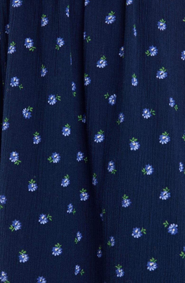 Madewell Floral Print Cotton Maxi Skirt, Alternate, color, 