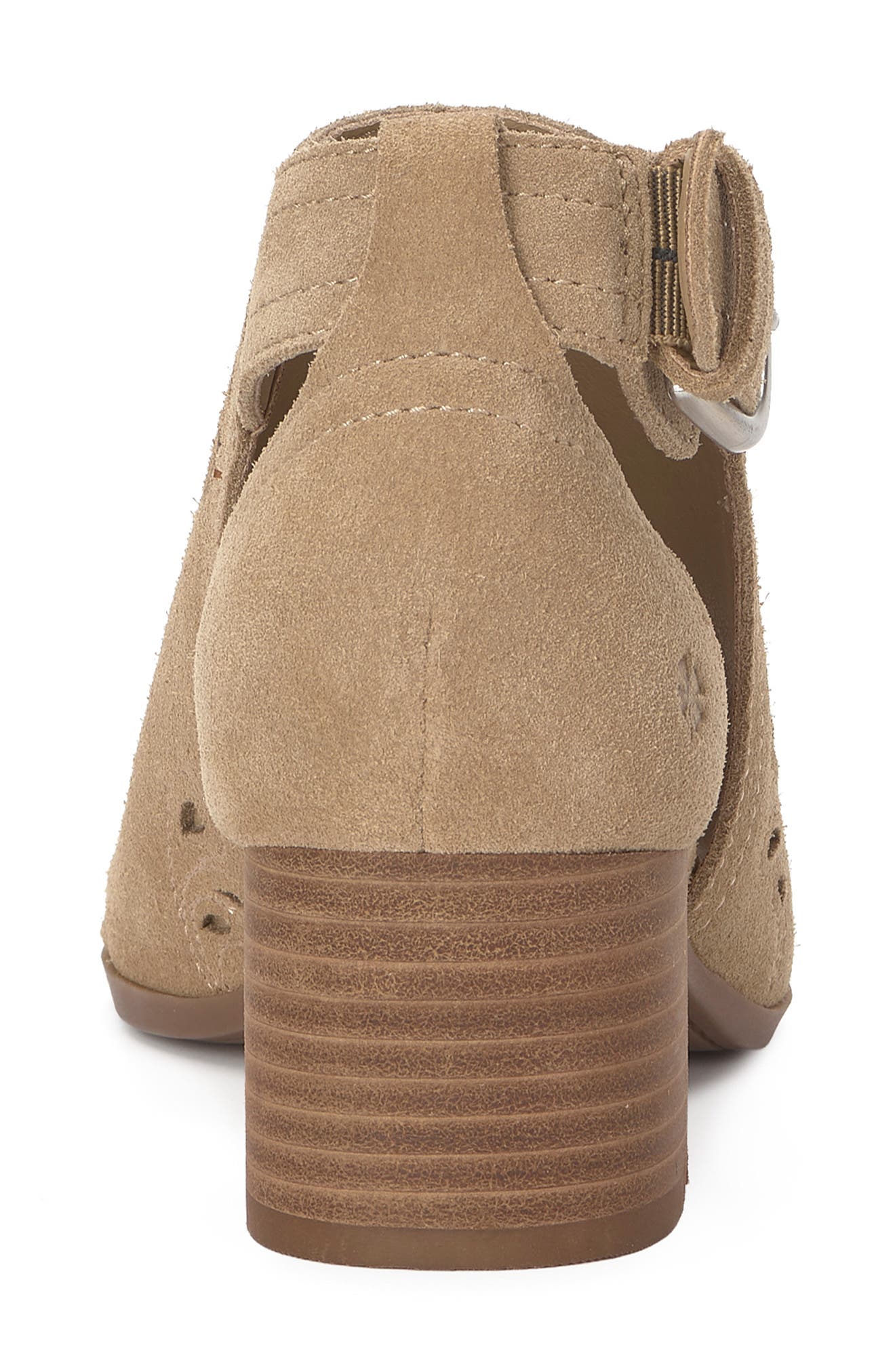 Lucky Brand Cormyn Block Heel Sandal, Alternate, color, Distressed Natural