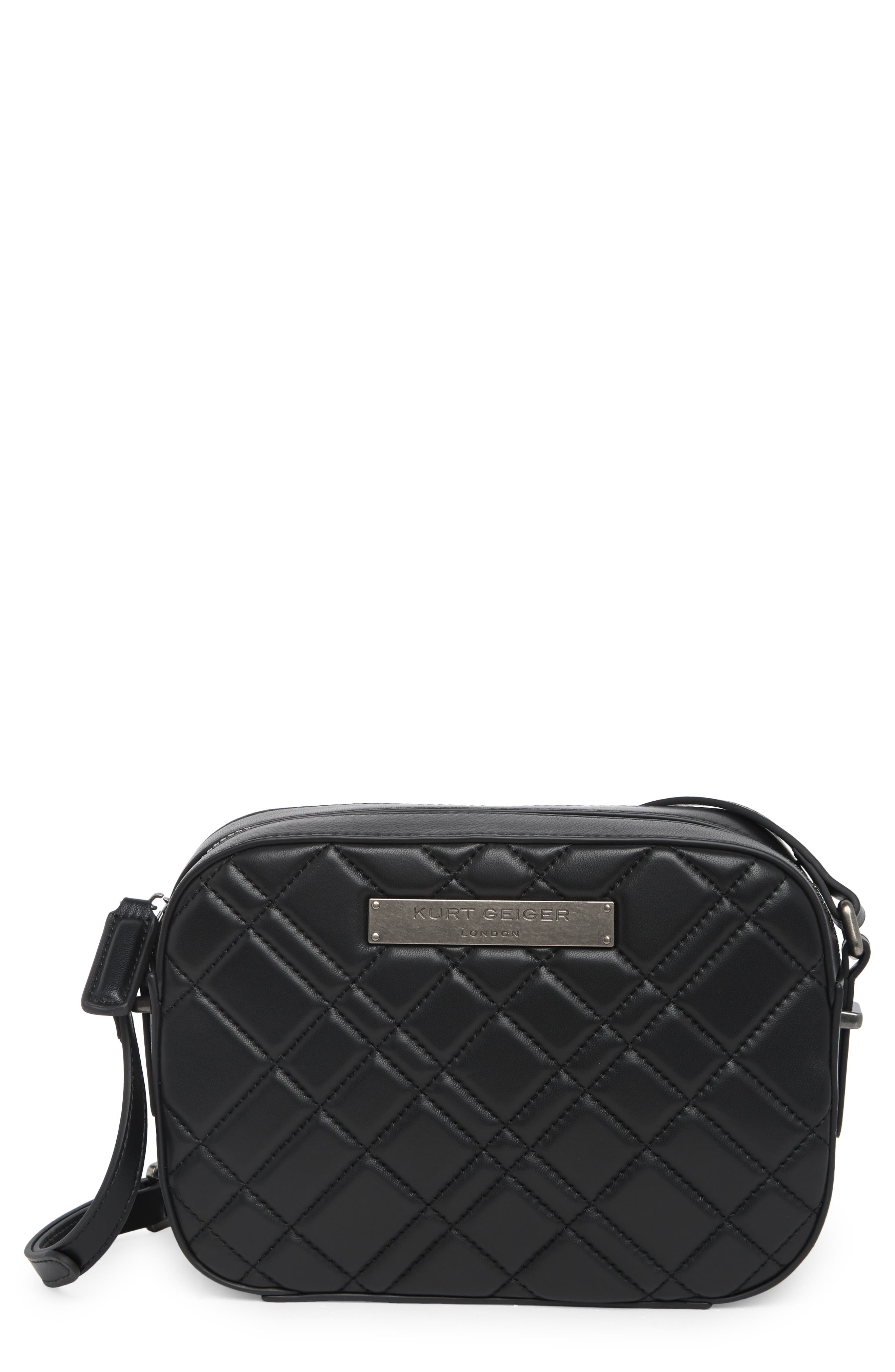 Kurt Geiger London Brixton Quilted Camera Bag, Main, color, 