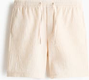 H&M Relaxed Fit Textured Shorts