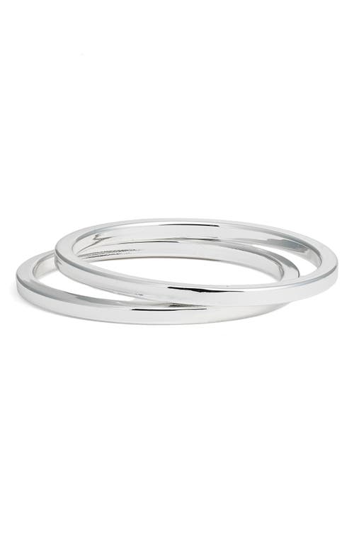 NORDSTROM NORDSTROM SET OF 2 SQUARE EDGE BANGLES 