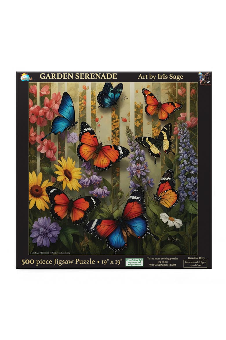 Garden Serenade 500 piece Jigsaw Puzzle for Adults, Alternate, color, Multicolor