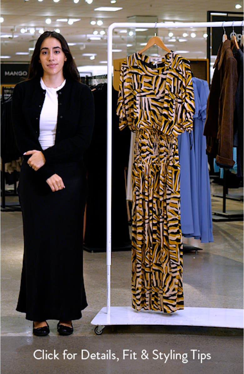 Lola Geo Print Maxi Dress, sales video thumbnail