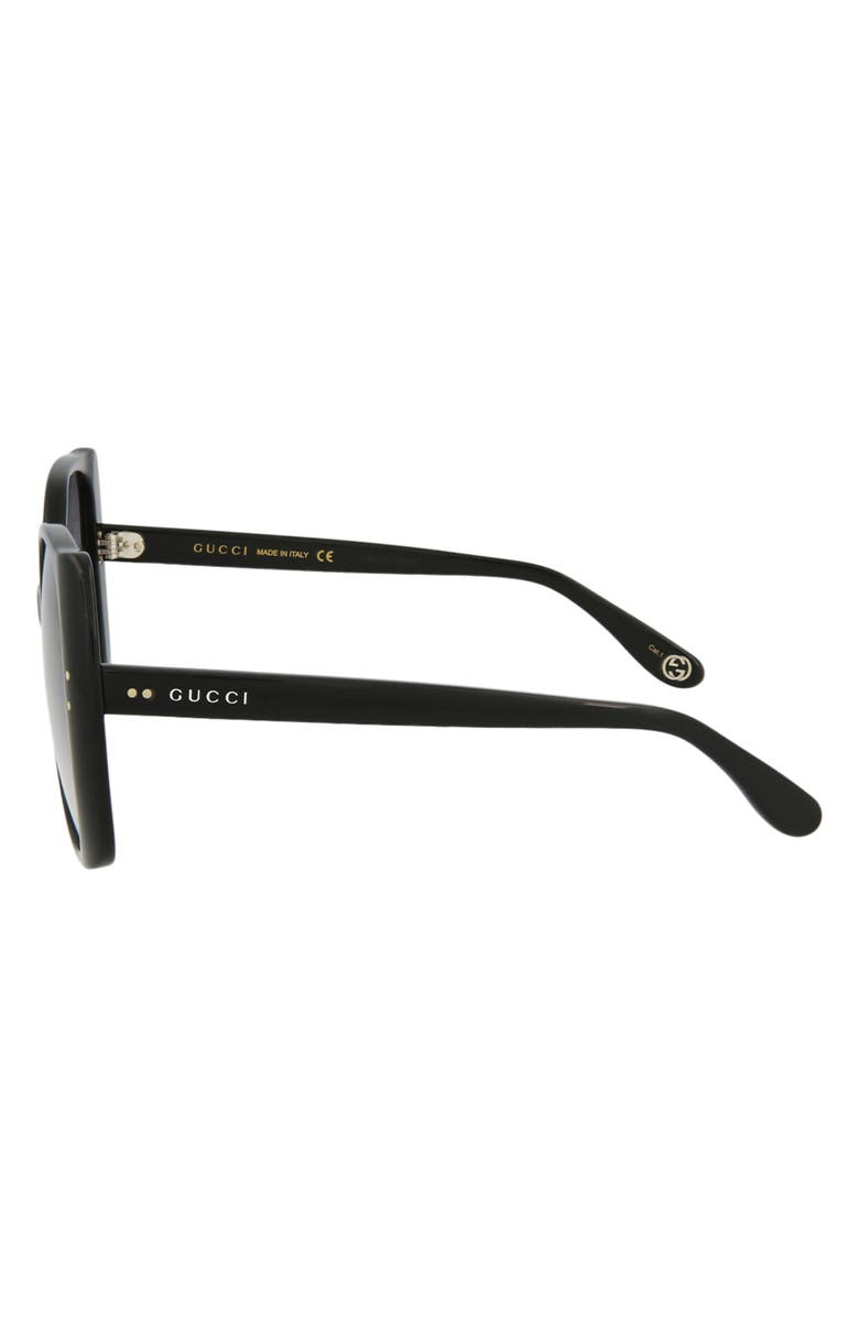 Gucci 56MM Round/Oval Sunglasses, Alternate, color, 