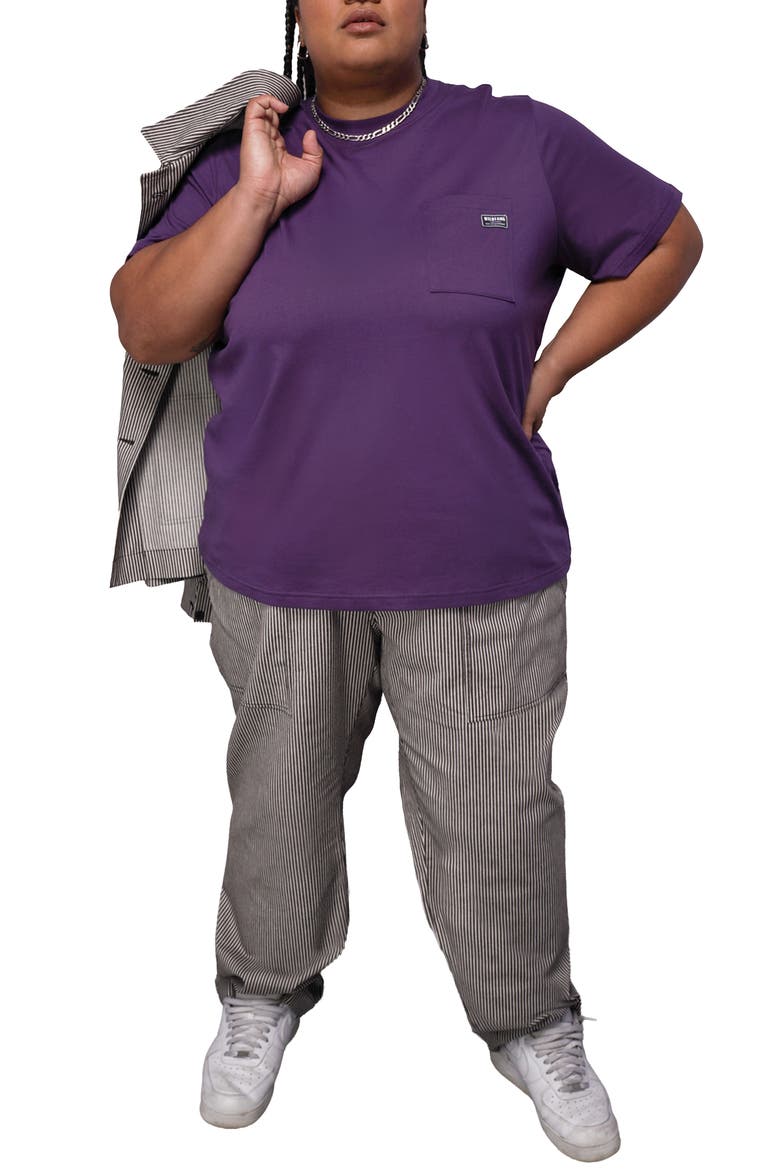 The Everyday Pocket Tee, Alternate, color, PLUM