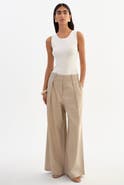 LAMARQUE Miriam | Linen Wide Leg Pants