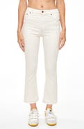 Pistola Lennon High Waist Raw Hem Crop Bootcut Jeans