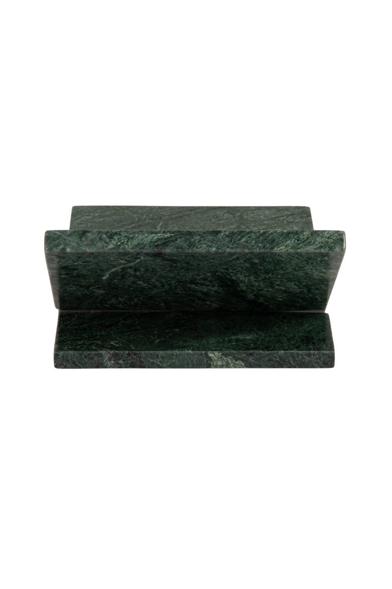 Decorative Marble Book Holder, Sage Green, Alternate, color, Green