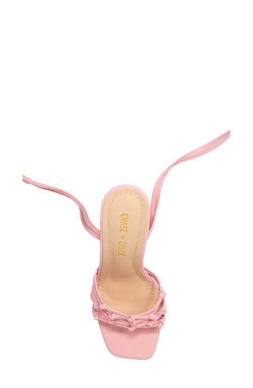 Chase & Chloe Chase And Chloe Lyria Ankle Wrap Sandal