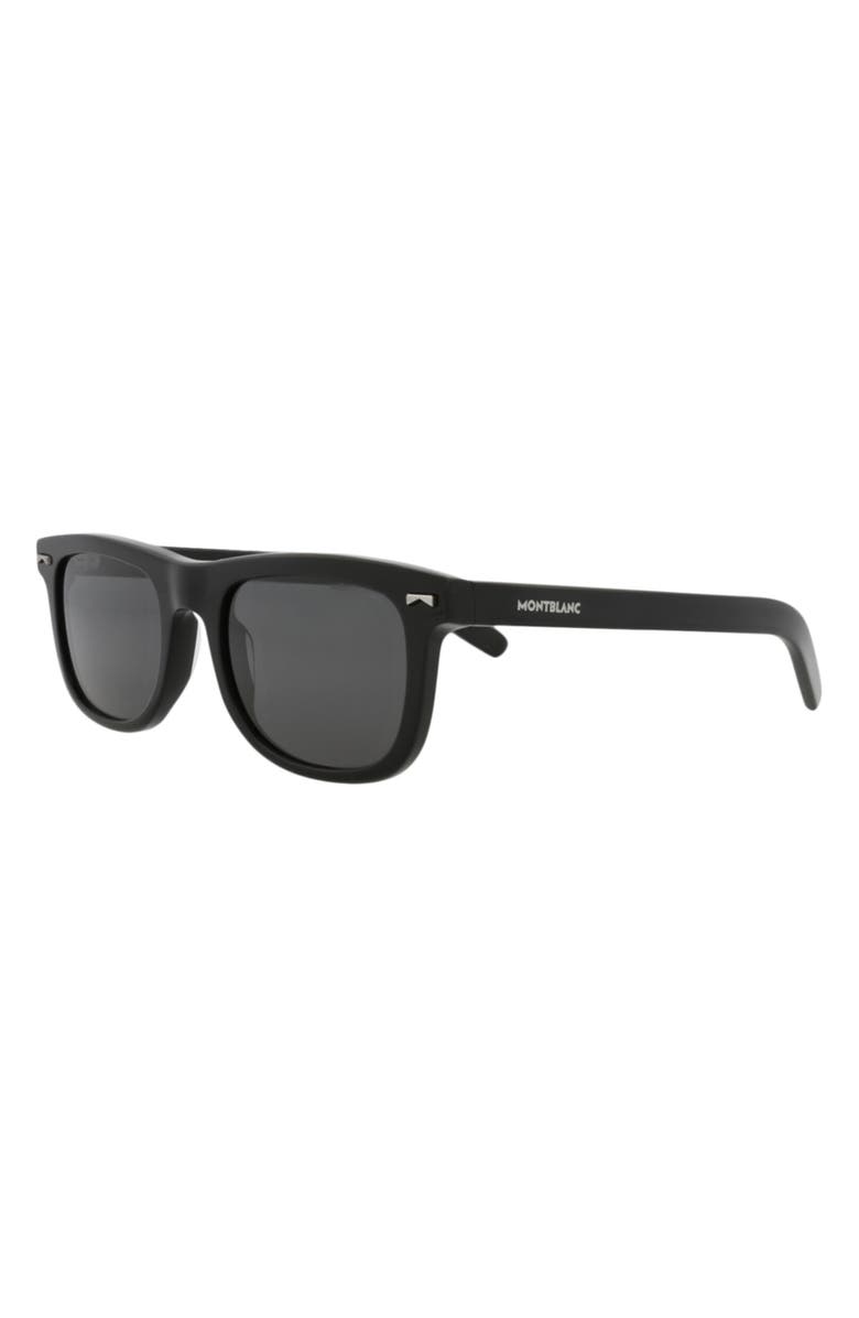 Montblanc 53mm Square Sunglasses, Alternate, color, 