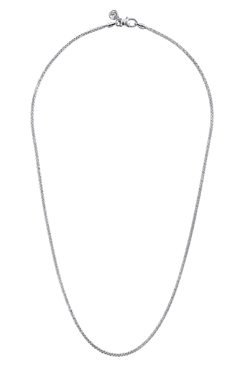 Facets 22-Inch Sterling Silver Chain Necklace, Alternate, color, STERLING SILVER