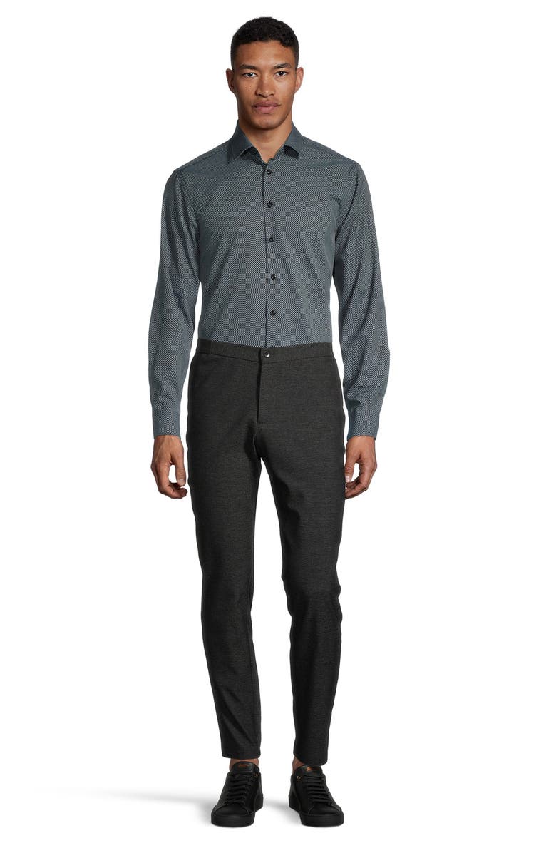 SOUL OF LONDON Slim Fit Trousers, Alternate, color, Black