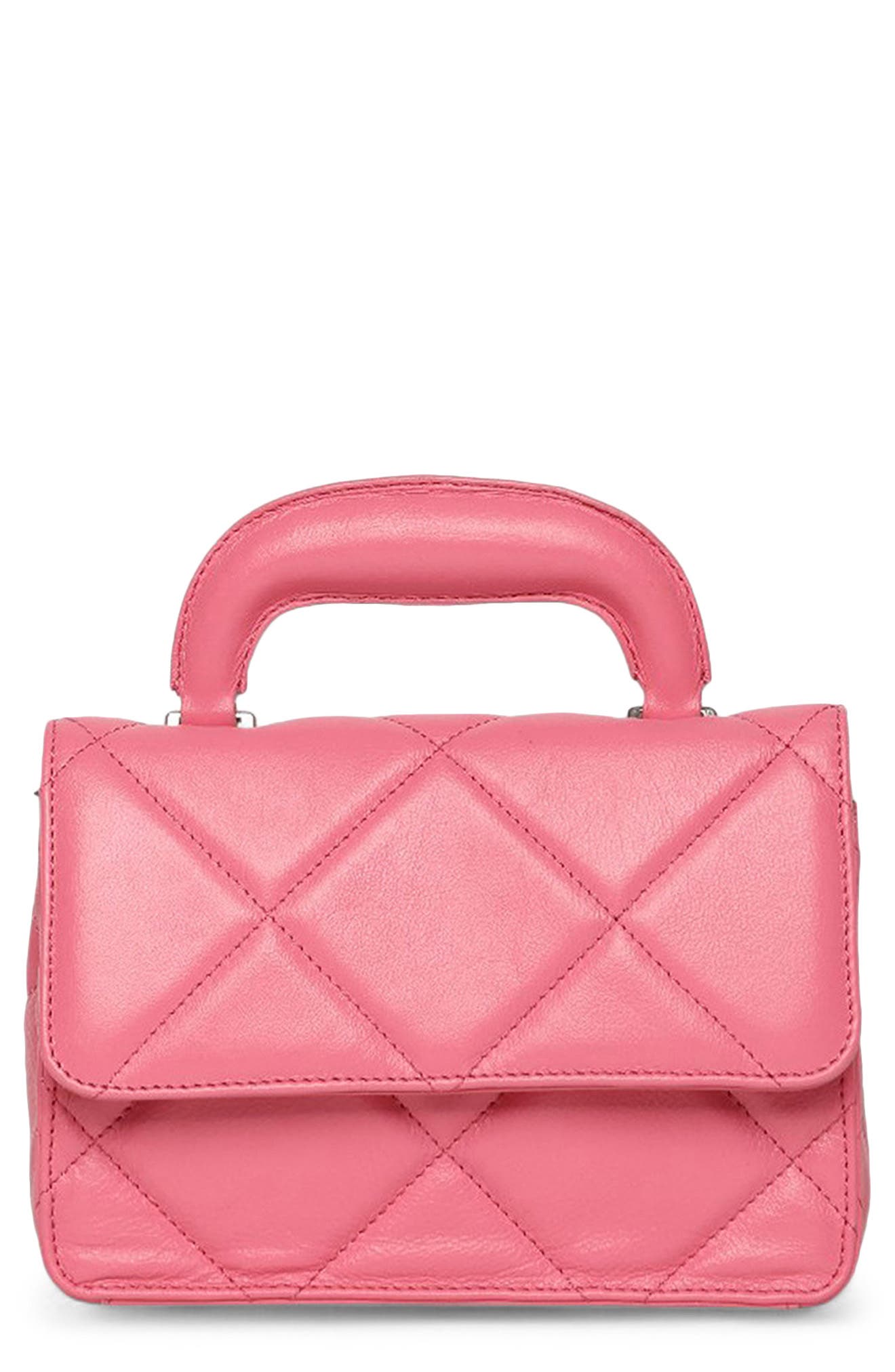 Genevieve Mini Leather Top Handle Bag