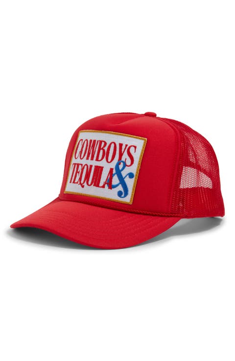 Cowboys & Tequila Patch Trucker Hat