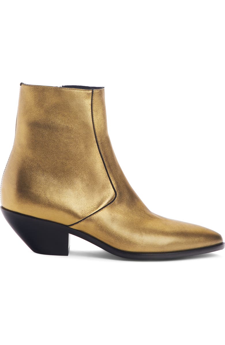 Saint Laurent West Zip Bootie, Alternate, color,