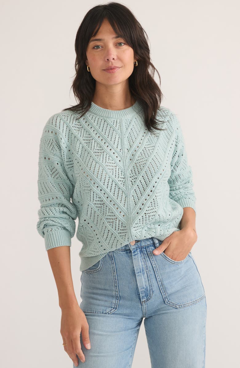 Marine Layer Brooke Textured Oversize Sweater, Alternate, color,