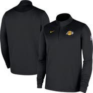 Nike Men's Nike Black Los Angeles Lakers 2025/26 Authentic Coaches Quarter-Zip Dri-Fit Top