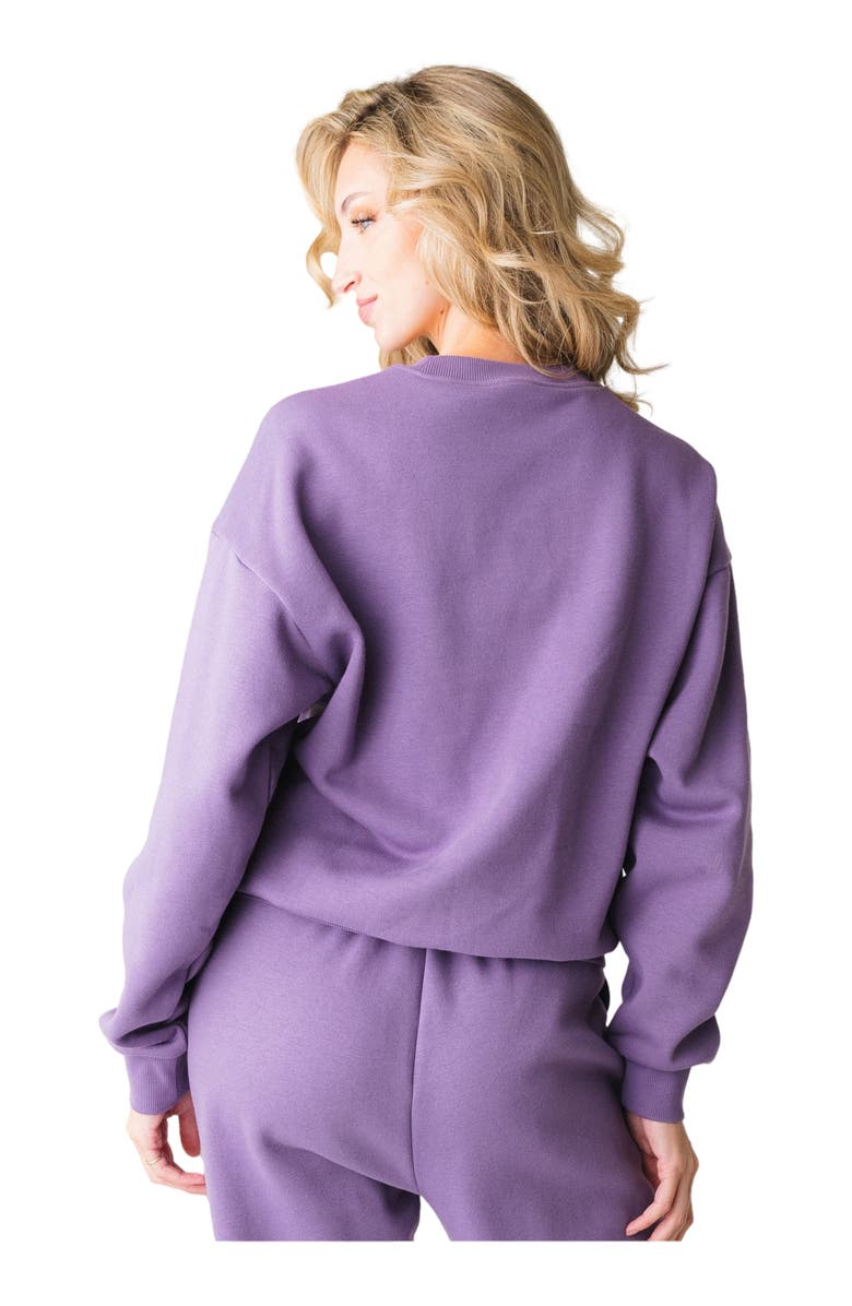 Vitality Cozy Uni Crew, Alternate, color, Violet