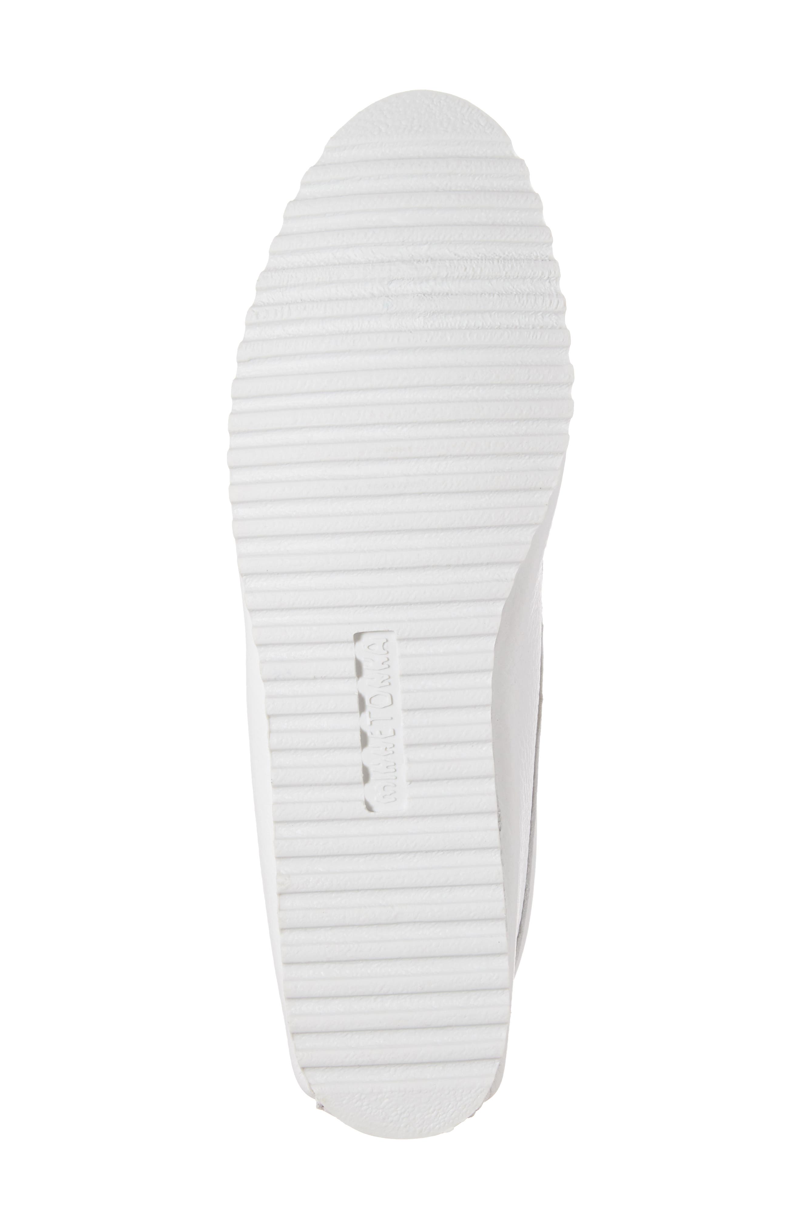 Leather Driving Shoe, Alternate, color, WHITE