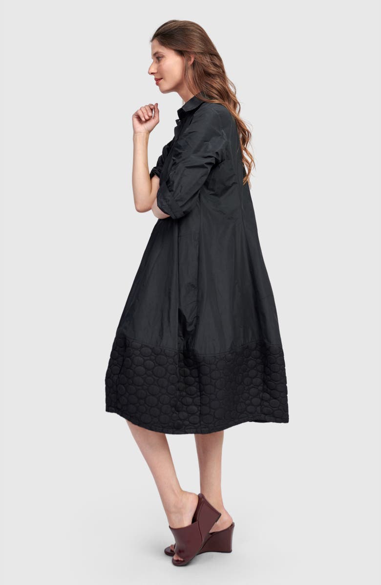 Alembika Christine Shirt Dress, Alternate, color, Black