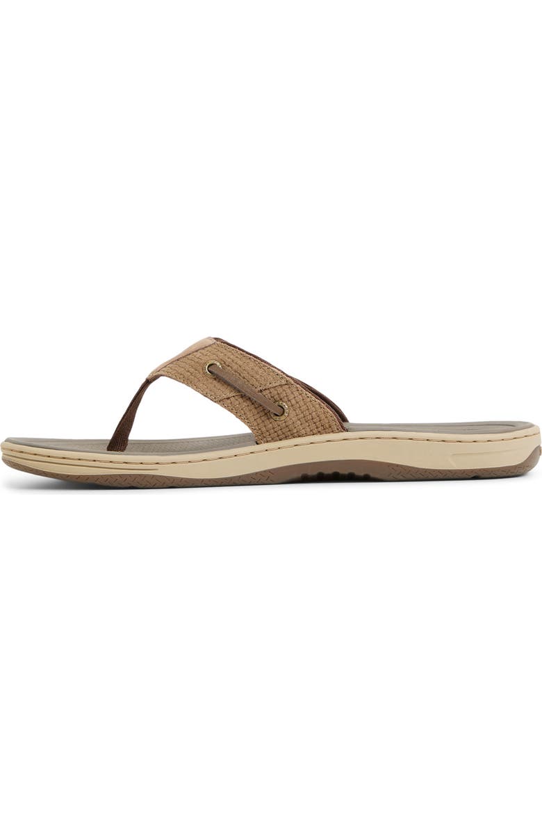 Sperry Baitfish Flip Flop, Alternate, color, Taupe