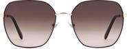 Fossil 59mm Square Sunglasses