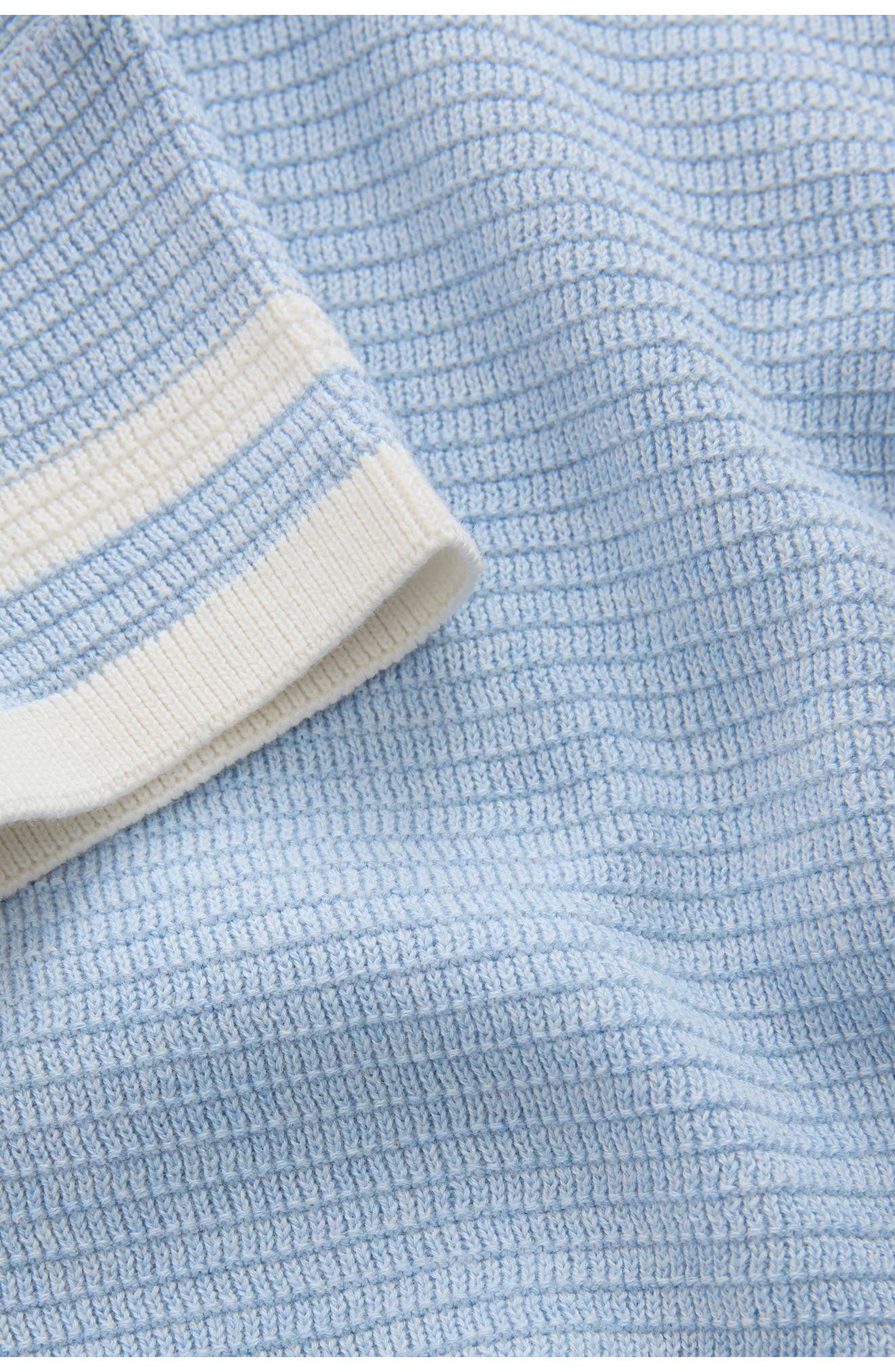 Детские NEXT Stripe Polo Sweater & Shorts Set — фото 4