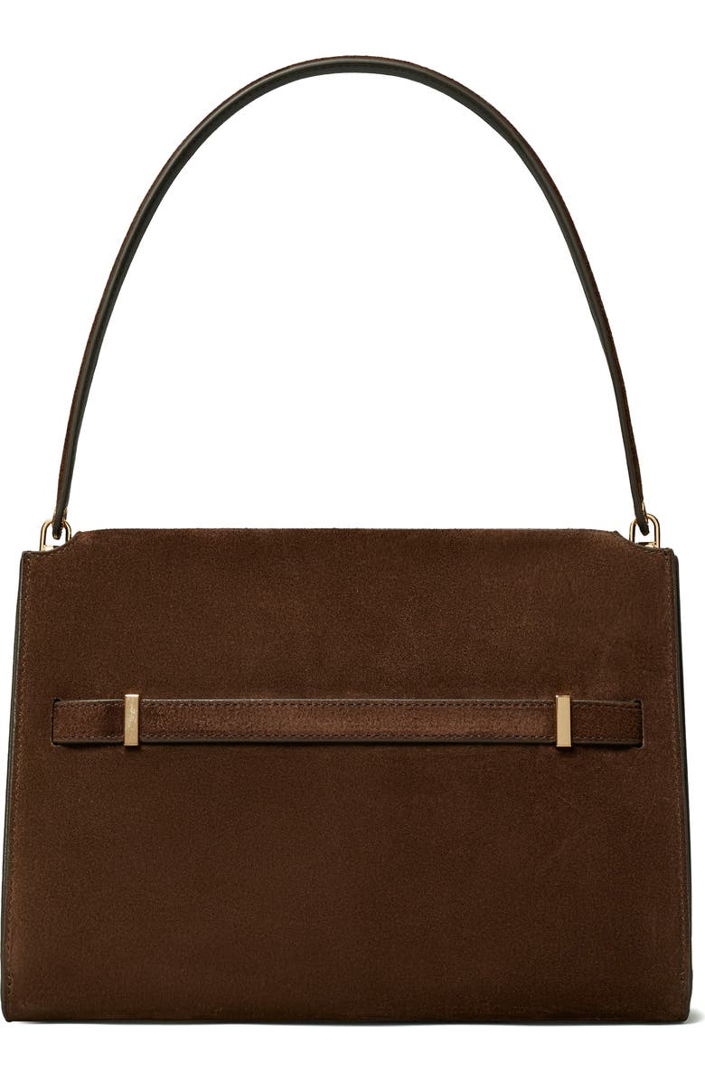 Tory Burch Large Lee Radziwill Suede Shoulder Bag, Alternate, color,