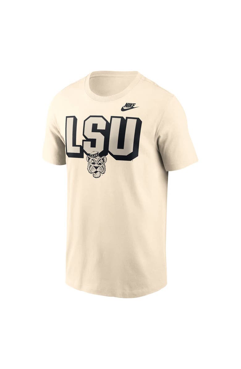 Nike Men's Nike Natural LSU Tigers Bold Fashion T-Shirt, Alternate, color, Natural