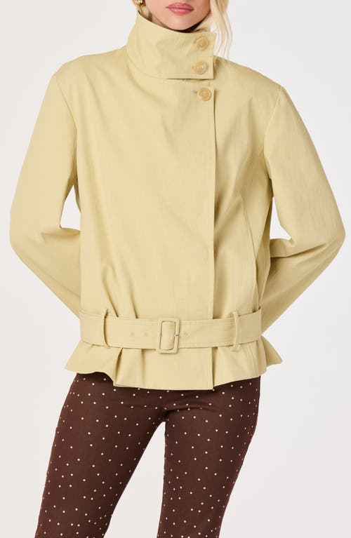 Astr The Label Theo Belted Jacket In Neutral