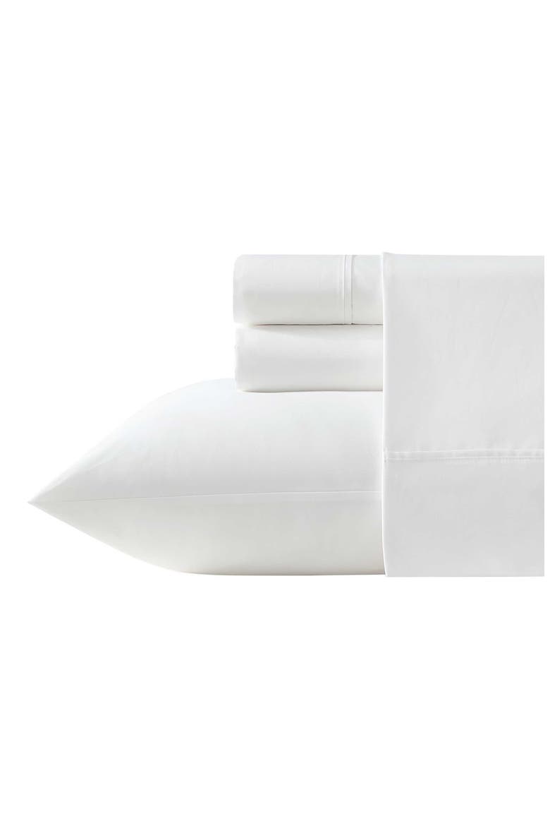 Egyptian Cotton Percale Sheet Set, Main, color, LIGHT BEIGE