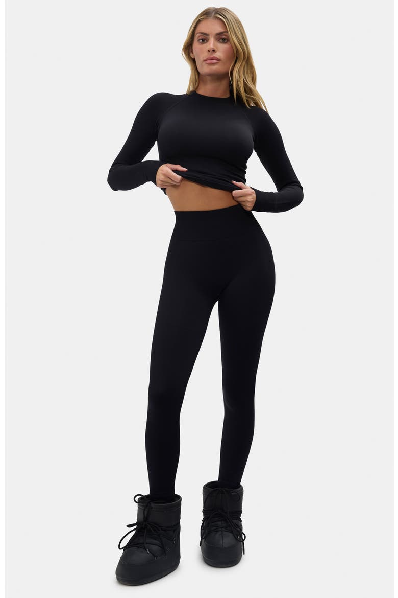 Sophia Base Layer Leggings, Alternate, color, BLACK