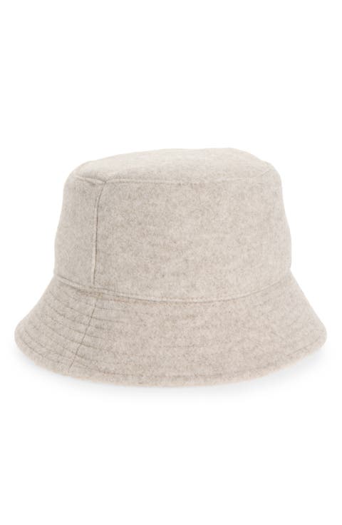 Reversible Faux Shearling Bucket Hat