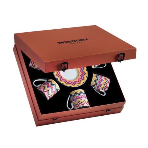 Coffee Cup 
Saucer Set Of 6 In Luxury Box