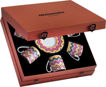 Missoni Coffee Cup & Saucer Set Of 6 In Luxury Box | Nordstrom