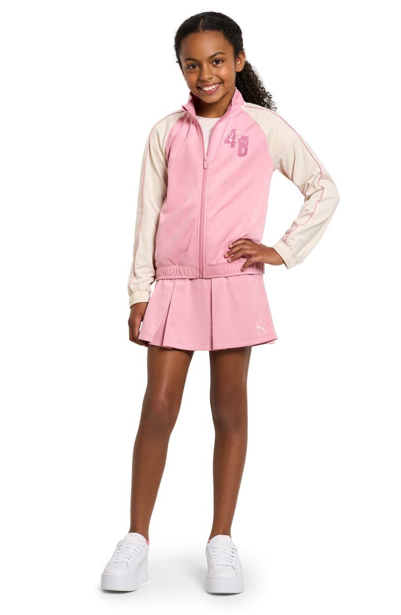 PUMA Kids' Track Jacket & Skort, Alternate, color, Beyond Pink