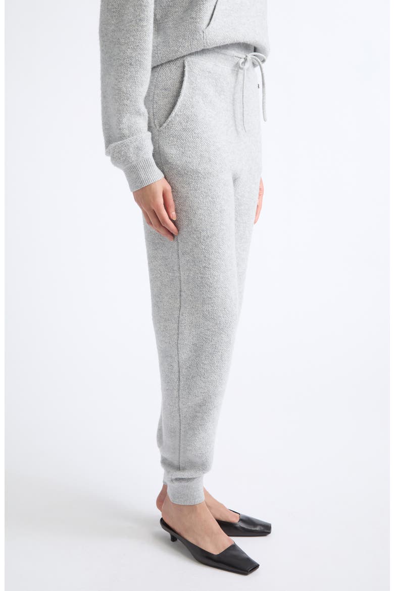 Wool Blend Knit Joggers, Alternate, color, LIGHT GREY MARL